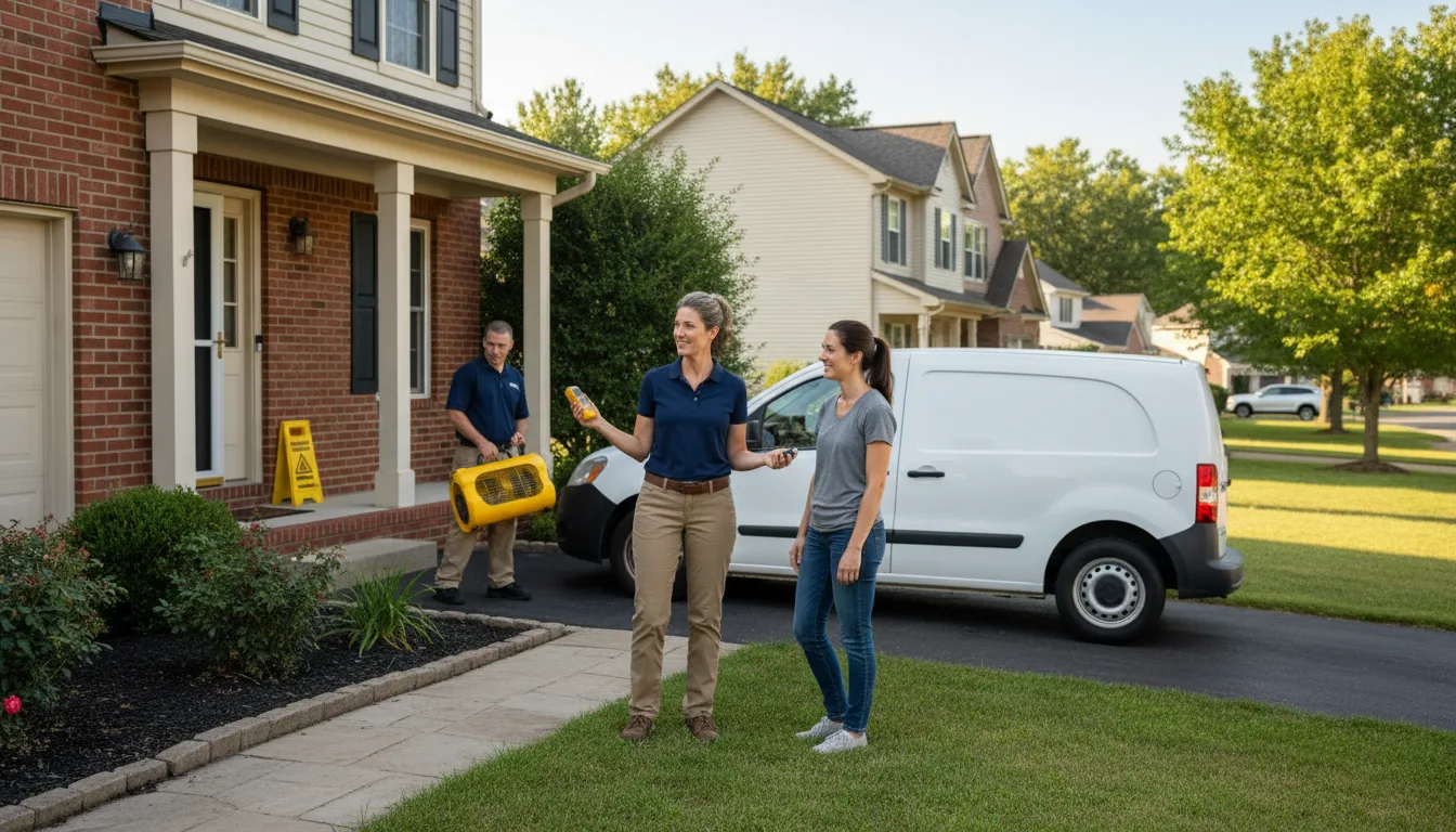 Residential water damage restoration in Hereford, AZ